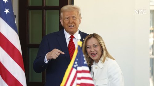 «Es wird einen Deal mit Europa geben, hundertprozentig»: Trump und Meloni üben Beziehungspflege im Weissen Haus