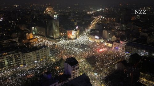 Grosskundgebung in Belgrad: Die serbische Protestbewegung verstärkt den Druck – Präsident Vucic wirkt zunehmend hilflos
