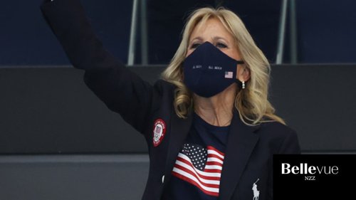 Jill Bidens erster Soloauftritt: modisch schlicht, sportlich, unaufgeregt – bis auf einen Look