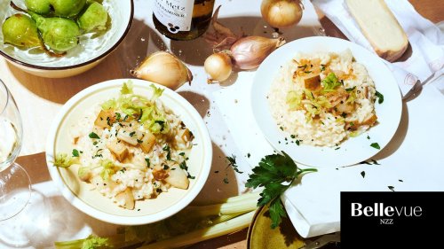 Risotto mit Birnen und Taleggio