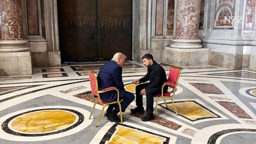 «Historisches Treffen»: Trump und Selenski sprechen vor der Beerdigung von Papst Franziskus im Petersdom