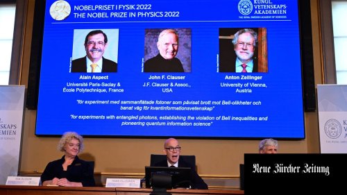 Der Nobelpreis für Physik geht an die Quantenforscher Alain Aspect, John F. Clauser und Anton Zeilinger