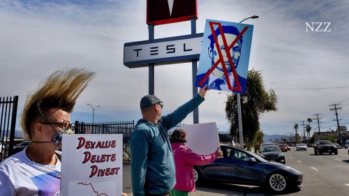 Proteste gegen Tesla: Aktivisten wollen Musks «Schwachpunkt» treffen und gegen Trumps «Tech-Oligarchie» mobilisieren