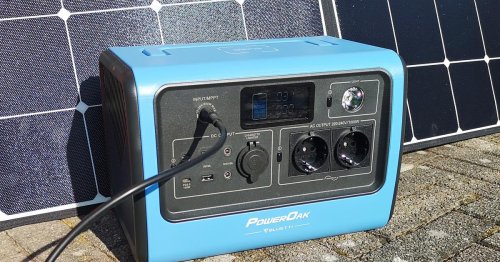 Bluetti Poweroak EB70: Powerstation mit Photovoltaik im Test