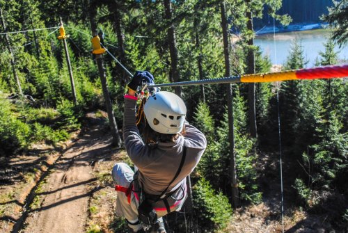 Longest zip line in the US will send riders hurtling a mile down a mountain