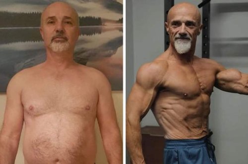 60 Year Old Grandpa Undergoes Impressive Body Transformation In Only One Year Flipboard