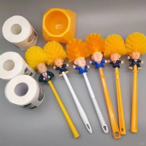 US-China Tariff War Causes Spike in Sales of Trump Toilet Brush