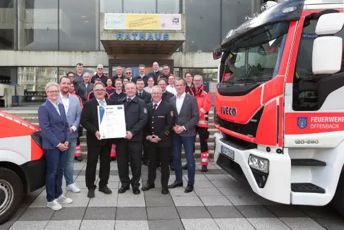 Rettungsdienst der Feuerwehr Offenbach wurde erfolgreich zertifiziert