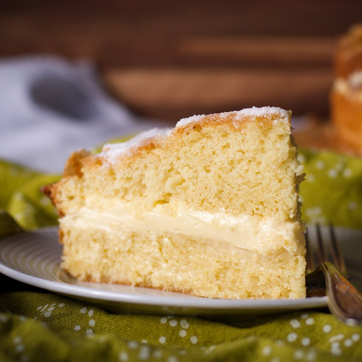 Olive Oil Cake with Lemon Mascarpone Pastry Cream