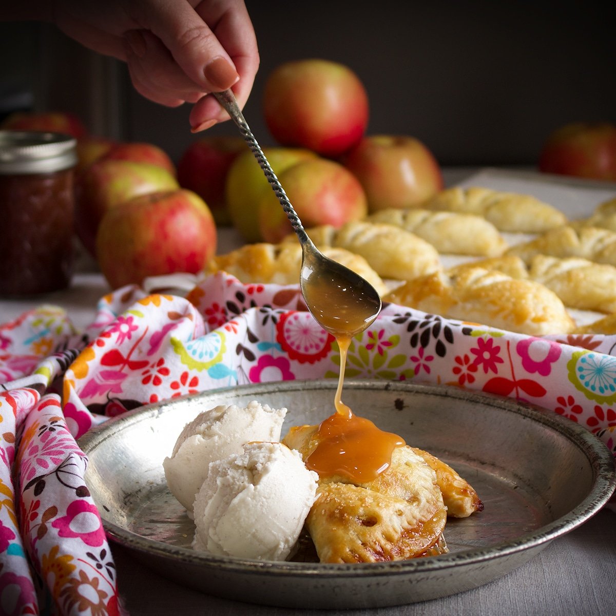 Apple Butter and Pastry Cream Hand Pies
