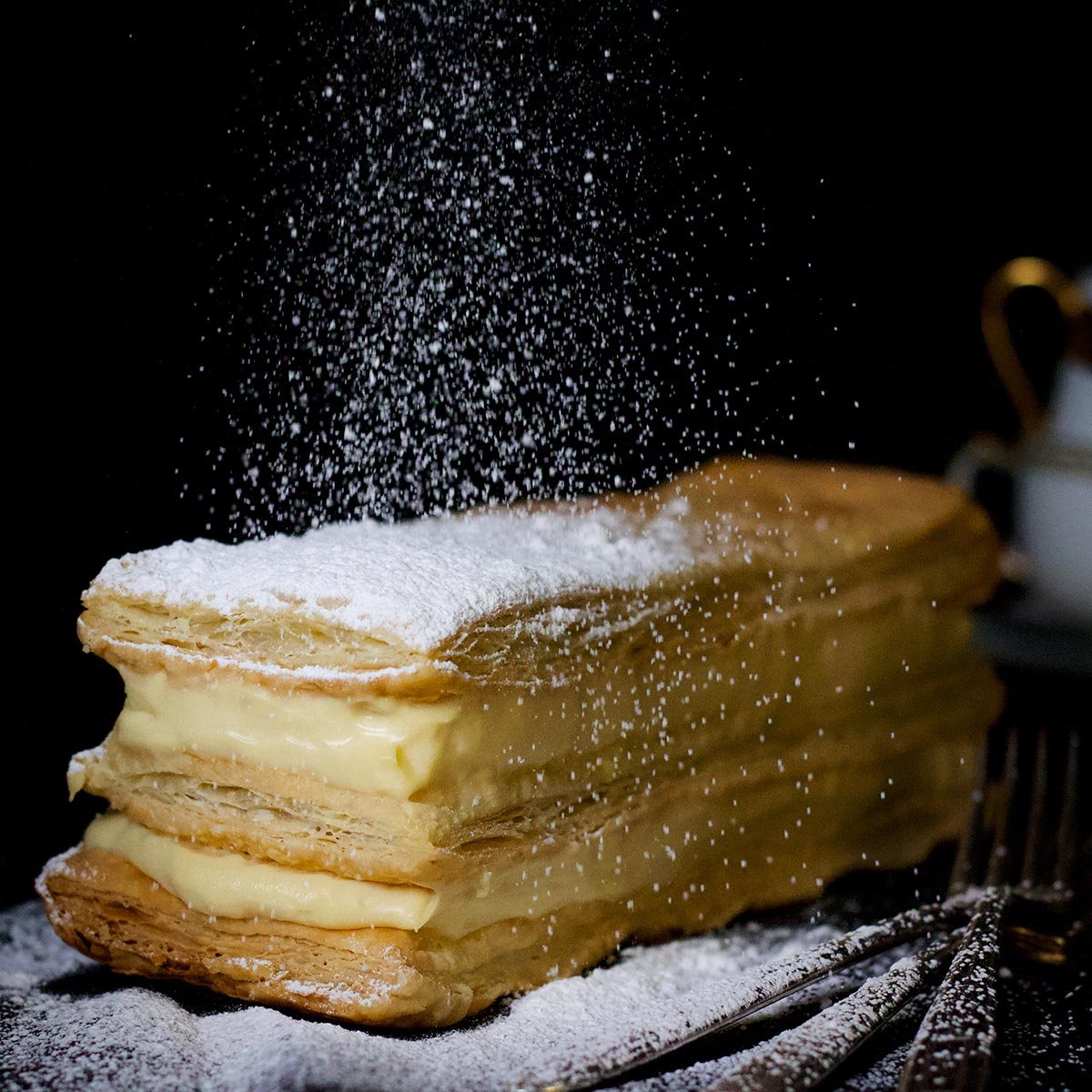 Napoleon Dessert | Mille Feuille Cream Pastry