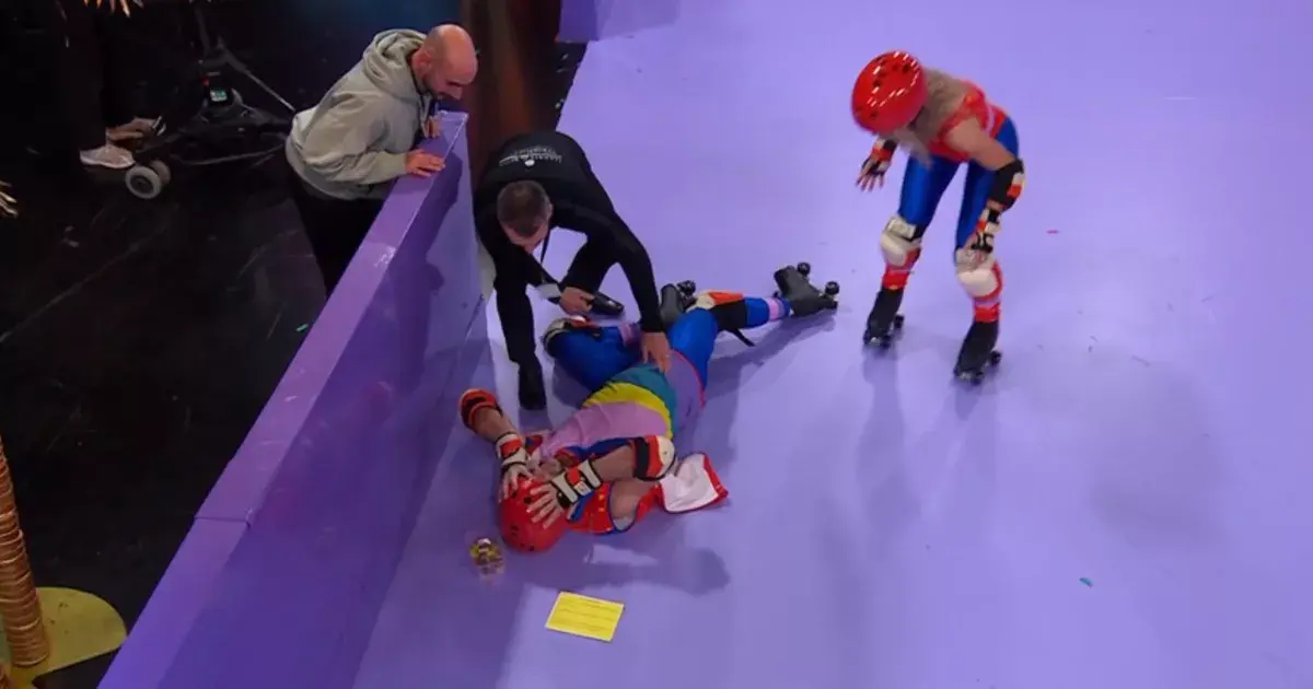 BBC star Gethin Jones suffers 'serious' fall live on air as staff rush to aid