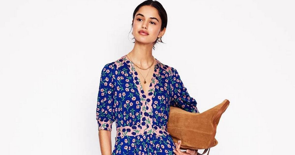 Boden reduces 'figure-flattering' spring wedding guest dress by 15% with discount code