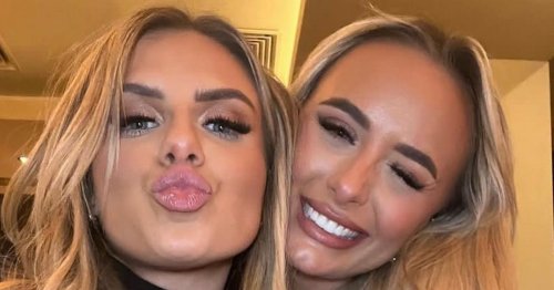 Millie Court and Chloe Burrows show off 'girly' Christmas tree after moving in together