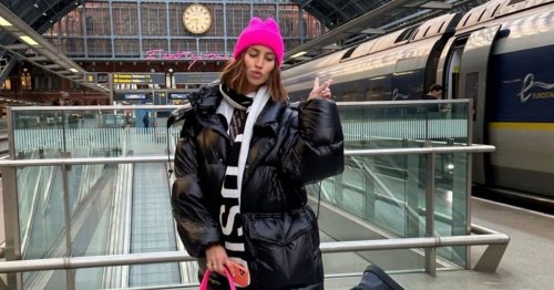 Pregnant Ferne McCann's Paris getaway with closest pals as she covers up baby bump