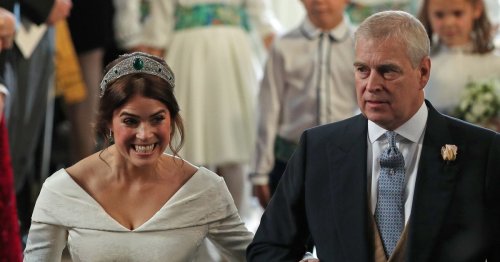 Prince Andrew's awkward dig at Harry's wedding compared to daughter Eugenie's