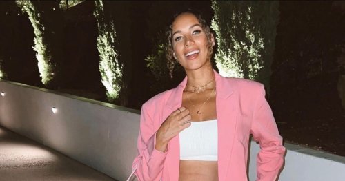 Leona Lewis wows in crop top months after giving birth saying she's proud of her body