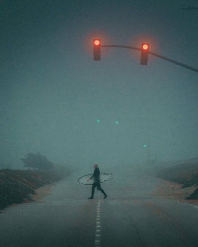 Fantasmagóricas fotos callejeras de San Francisco cubiertas de niebla