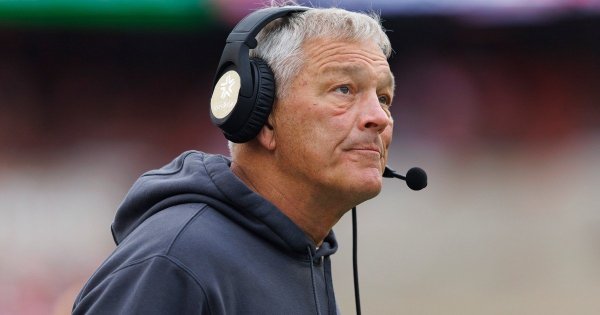 Kirk Ferentz on chance to ‘screw things up’ by beating Michigan: 'Might be kind of funny'