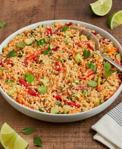 Thai Quinoa Salad with Fresh Herbs and Lime Vinaigrette - Once Upon a Chef