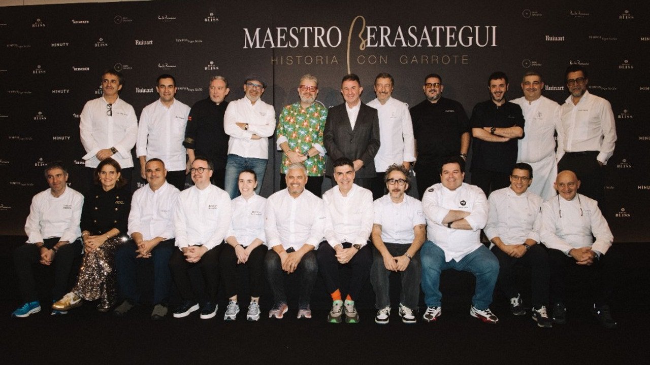 Un firmamento de estrellas Michelin marca un hito en la alta gastronomía española con un emotivo homenaje a Martin Berasategui