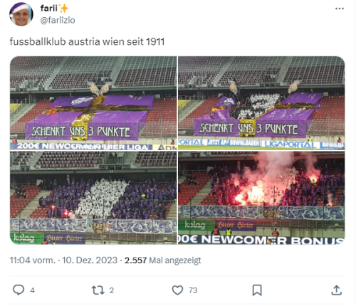 🎁 Ja ist denn schon Heiligabend? Ultras verschenken sich selbst