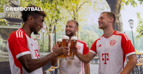 🎥 Kein guter Start? Bayern-Neuzugang bekommt direkt eine Bierdusche 😂