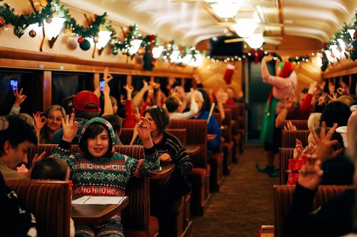 Sip Hot Cocoa And Enter A Holiday Wonderland On Northern California's Magical Christmas Train
