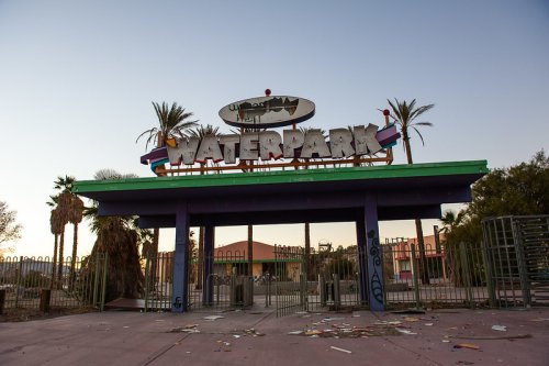 A Water Park Was Built And Left To Decay In The Middle Of The Southern California Desert