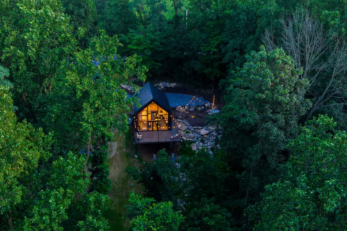 This Unique Glass Cabin Airbnb is Hidden Away in Robesonia, Pennsylvania