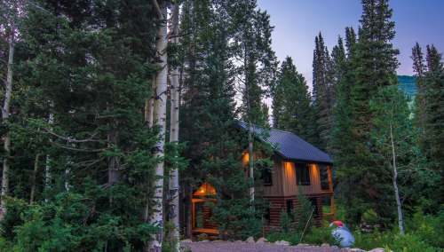 You'll Be Surrounded By A Lush Forest At This Pretty Mountain Cabin At Solitude Resort In Utah