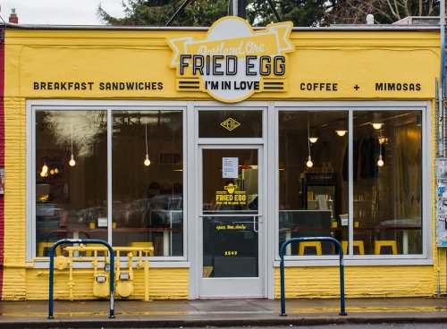 Order A Yolko Ono Or Egg Zeppelin At Fried Egg I'm In Love, Portland's Punniest Brunch Spot