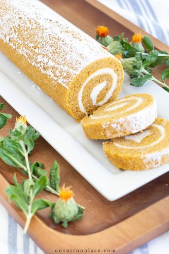 Pumpkin Roll Recipe, Autumn Ideas, + A DIY Fence