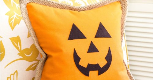 Jack O’ Lantern Pumpkin Pillow Cover