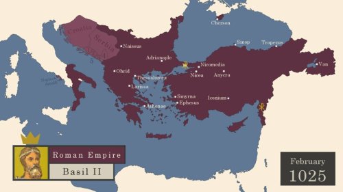 The History of the Byzantine Empire (or East Roman Empire): An Animated Timeline Covering 1,100 Years of History