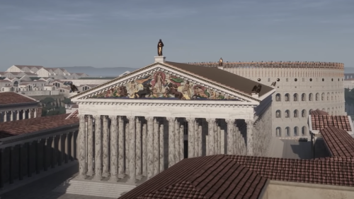 An 8-Minute Animated Flight Over Ancient Rome