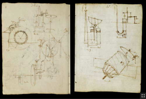 Leonardo da Vinci’s Earliest Notebooks Now Digitized and Made Free Online: Explore His Ingenious Drawings, Diagrams, Mirror Writing & More