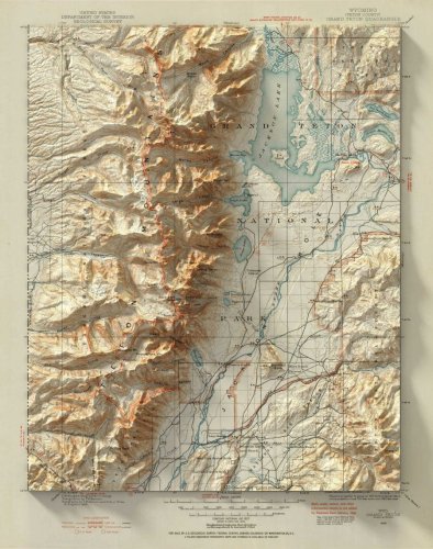 Vintage Geological Maps Get Turned Into 3D Topographical Wonders