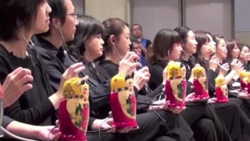 Beethoven’s Ode to Joy Played With 167 Theremins Placed Inside Matryoshka Dolls in Japan