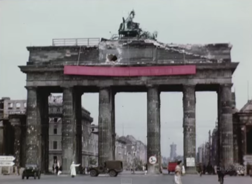 Dramatic Color Footage Shows a Bombed-Out Berlin a Month After Germany’s WWII Defeat (1945)