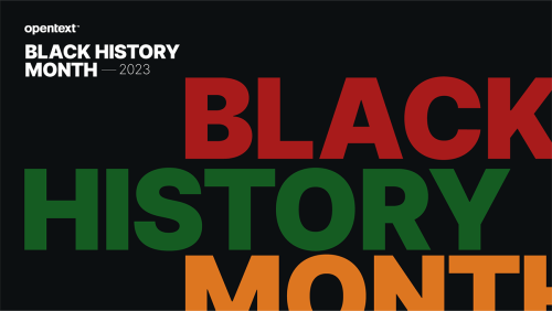 Reflecting on Black History Month Celebrations at OpenText