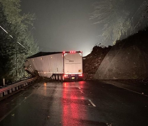 Landslide closes U.S. 30 east of Astoria through at least Thursday