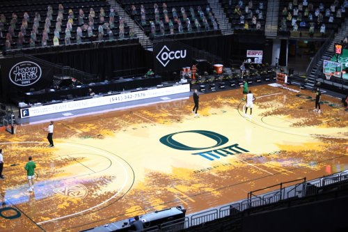 Oregon Ducks redesigning court at Matthew Knight Arena for move to Big Ten