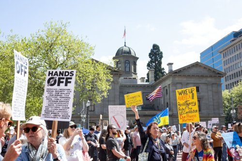 Here are some of the many reasons Portlanders turned out to protest Trump