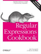 Regular Expressions Cookbook, 2nd Edition