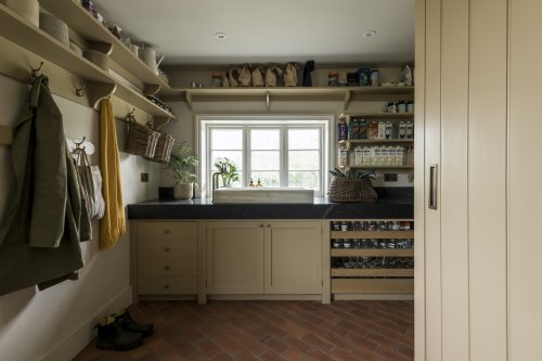 Form and (Multi)Function: An Inspired Laundry, Storage, Canning, & Mud Room - The Organized Home