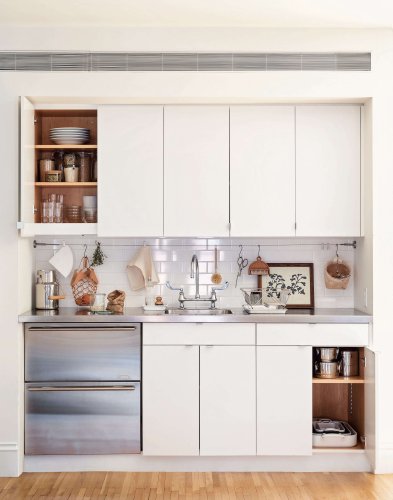 5 Space-Saving Ideas to Steal from a Brooklyn Kitchen, Ikea Hack Included