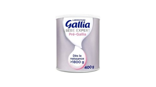 Du lait en poudre Gallia pour bébé rappelé pour une suspicion de contamination bactériologique