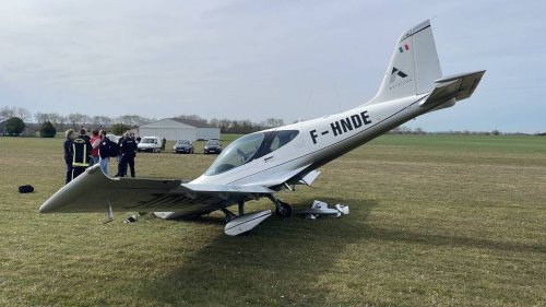 « On n’a pas eu le temps d’avoir peur » : dans l’Orne, un avion rate son atterrissage