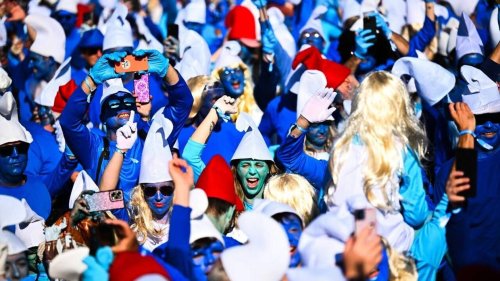 Cette ville bretonne est détentrice du record du monde du plus grand rassemblement de Schtroumpfs !